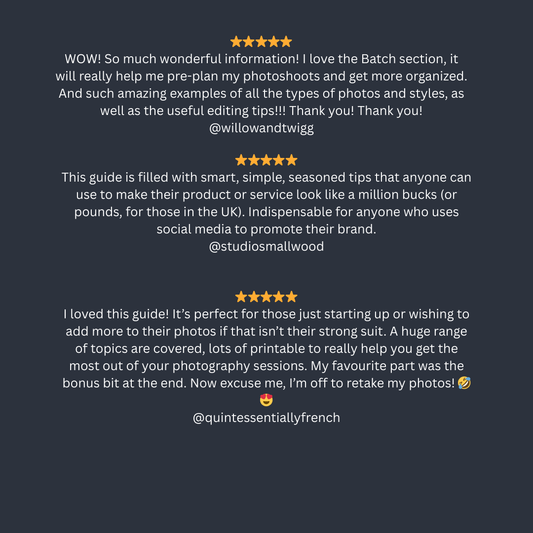 Snap in 5: The Fast Photo Fix Guide