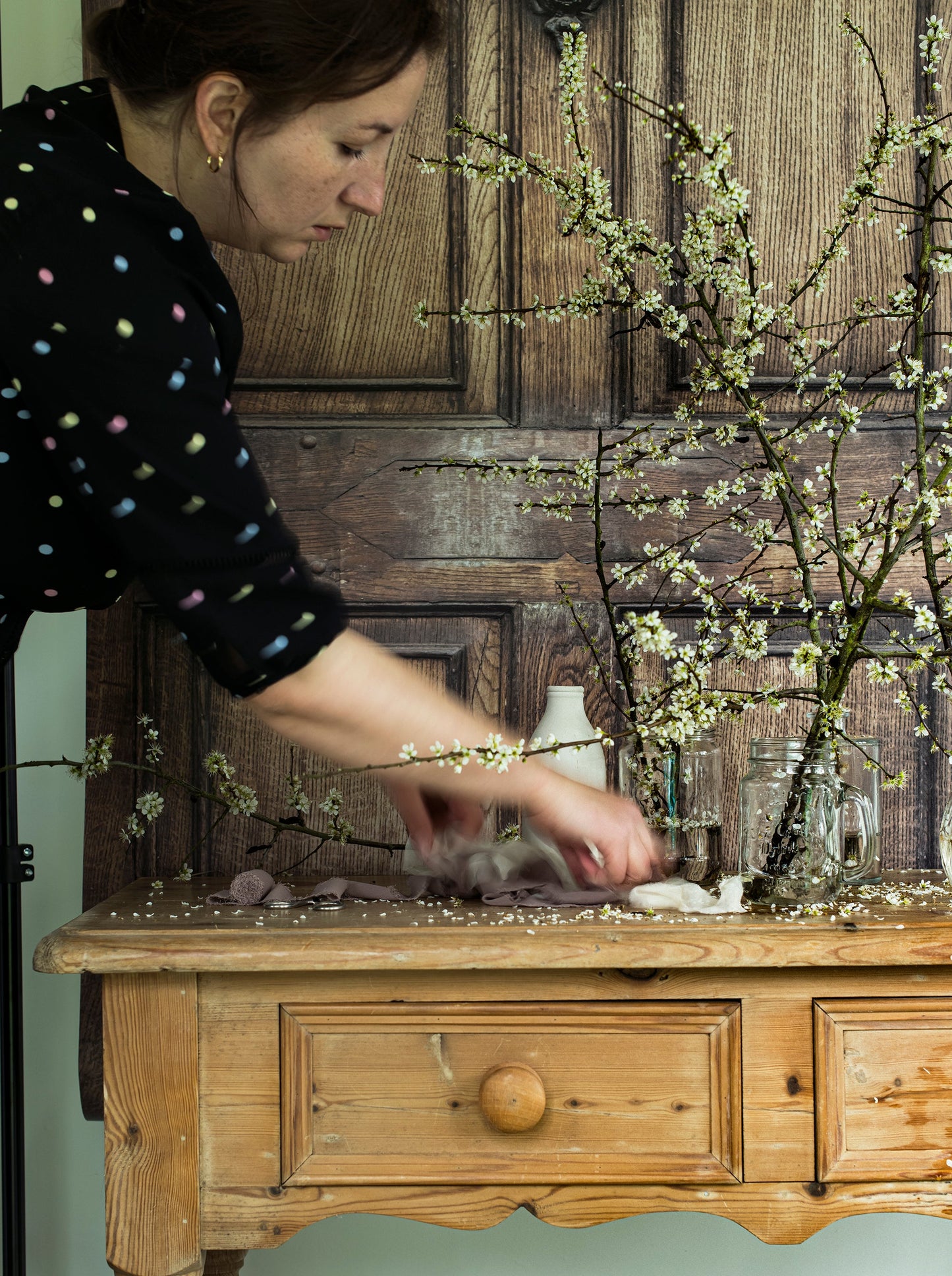 Behind the Scenes Photography Backdrop