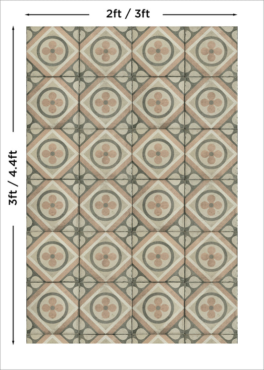 Rose Tiles - Blueberry Backdrops