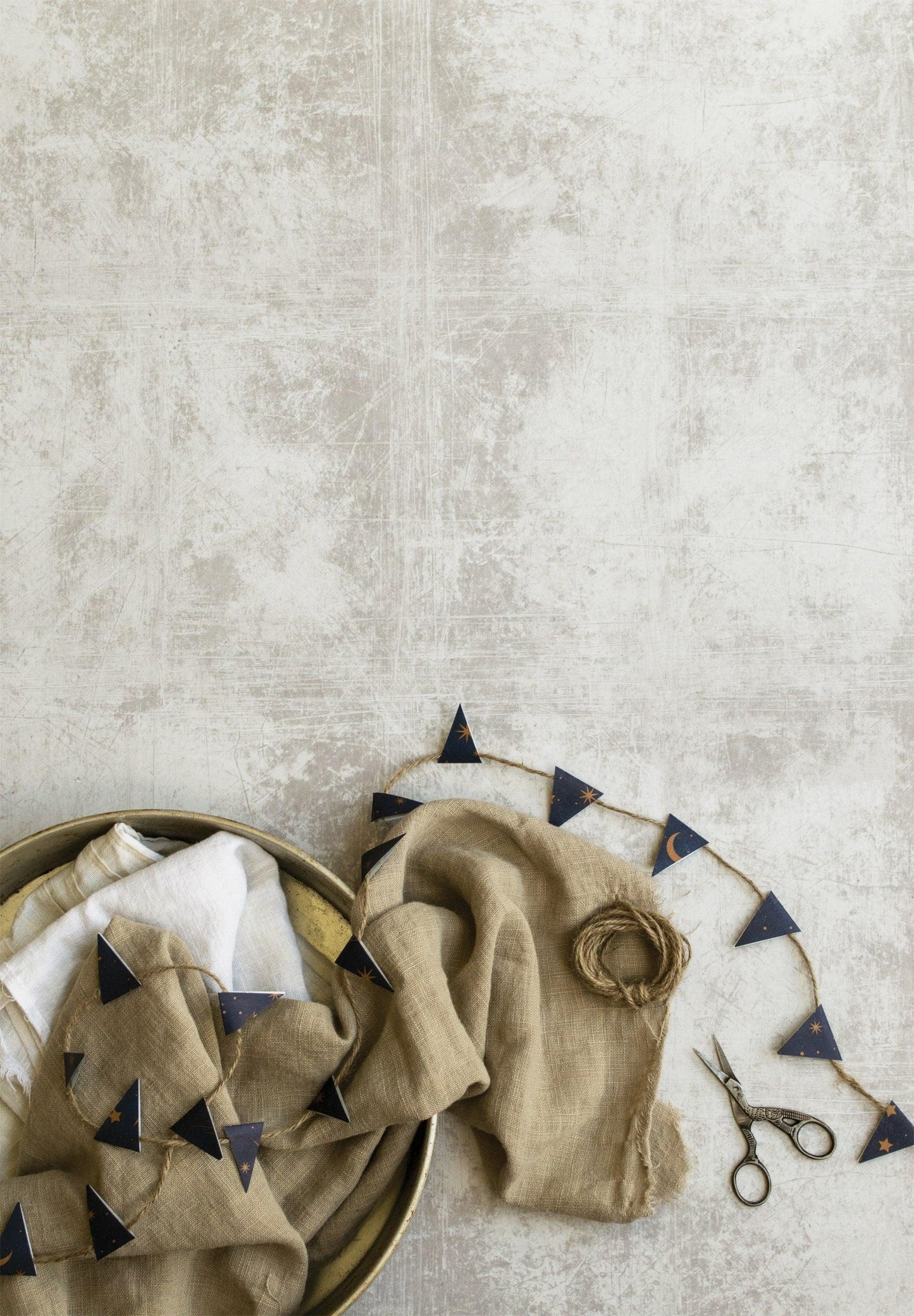 Photography Backdrop | Scratched Silver
