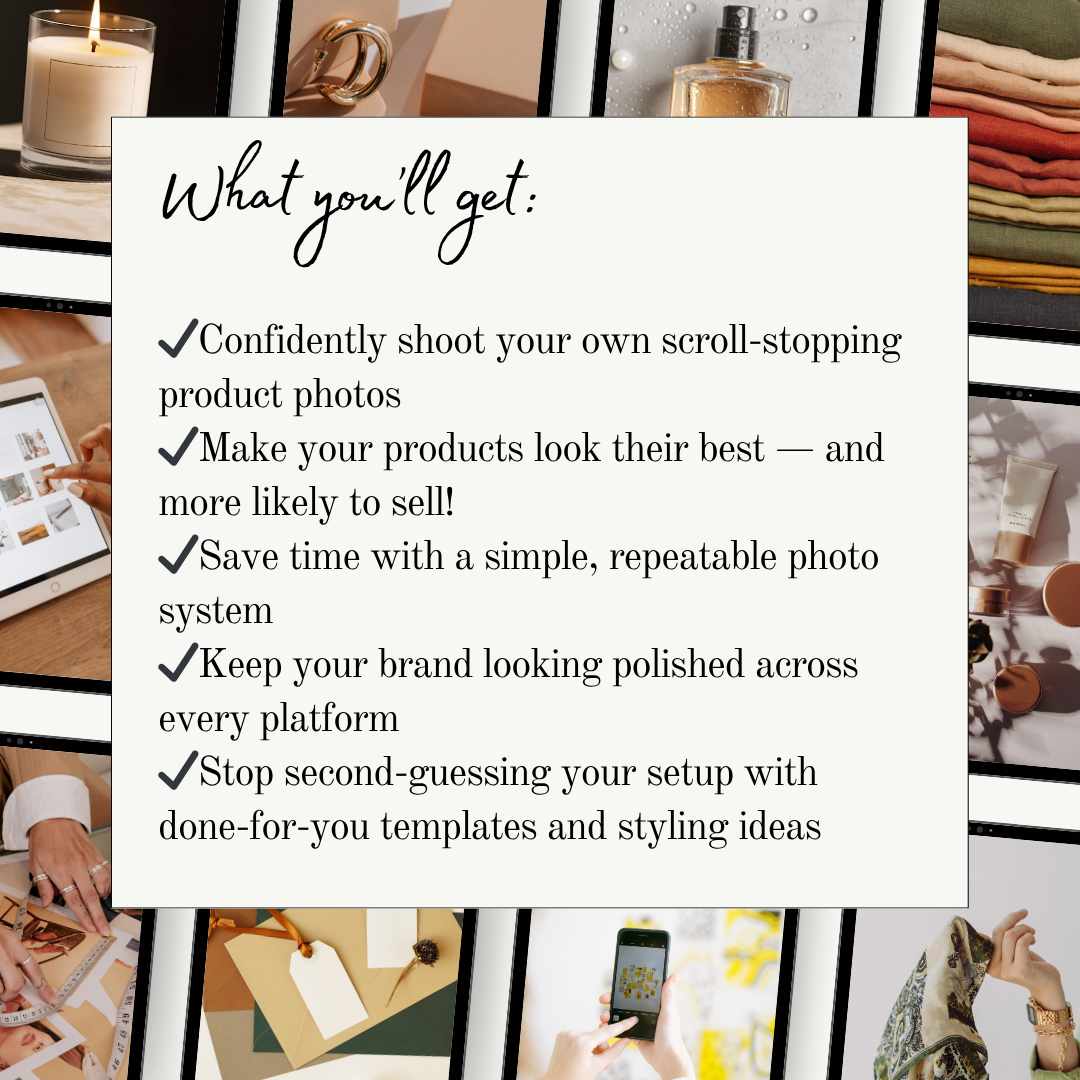 Snap in 5 Product Shot Guide 