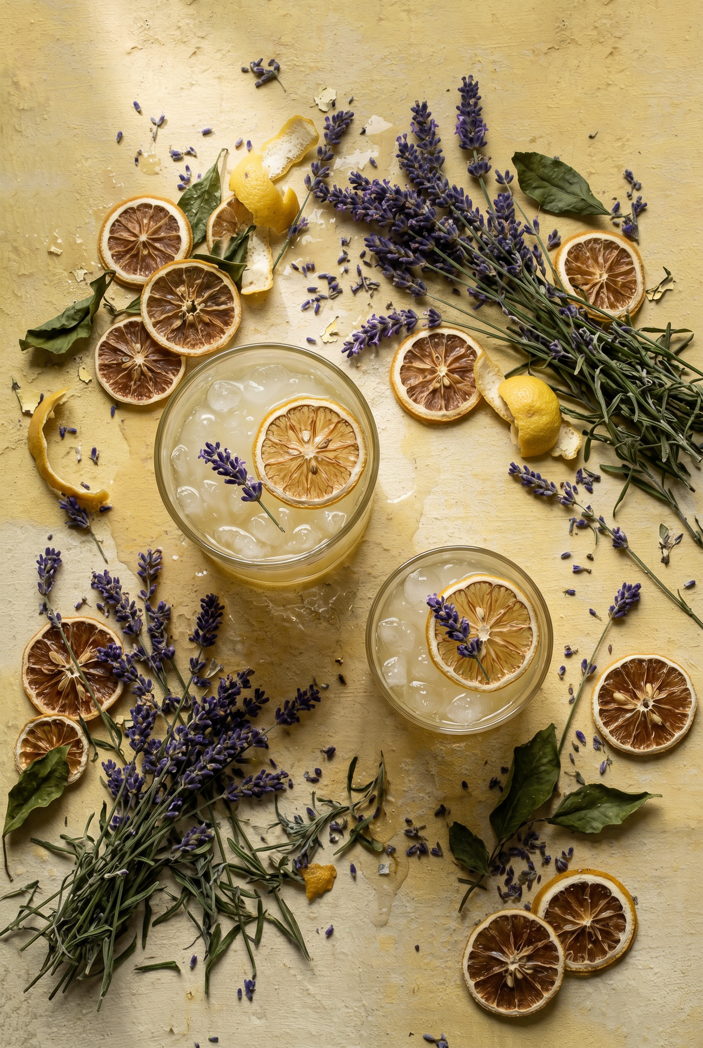 Citrus Plaster Backdrop