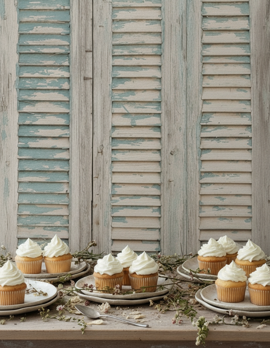 Coastal Blue Shutters Photo Backdrop