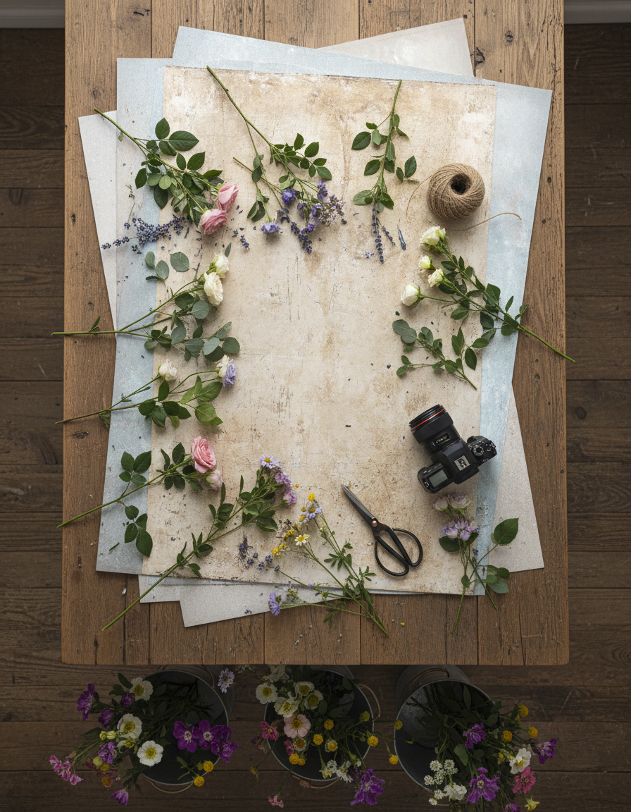 The Florist Bundle Photo Backdrop