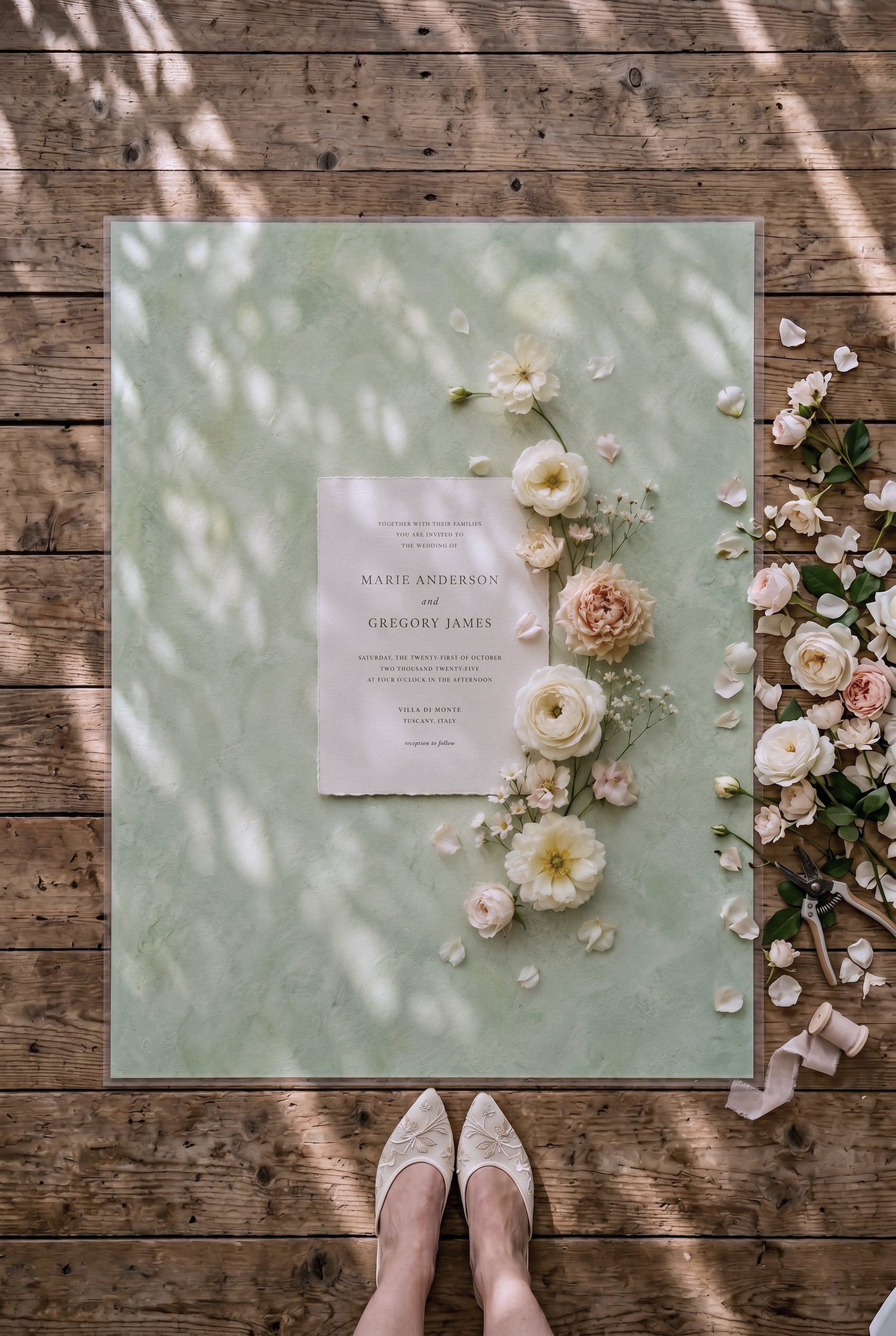 Wedding Backdrop Behind the Scenes